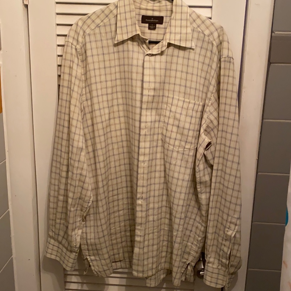 Ermenegildo Zegna large Plaid men’s shirt